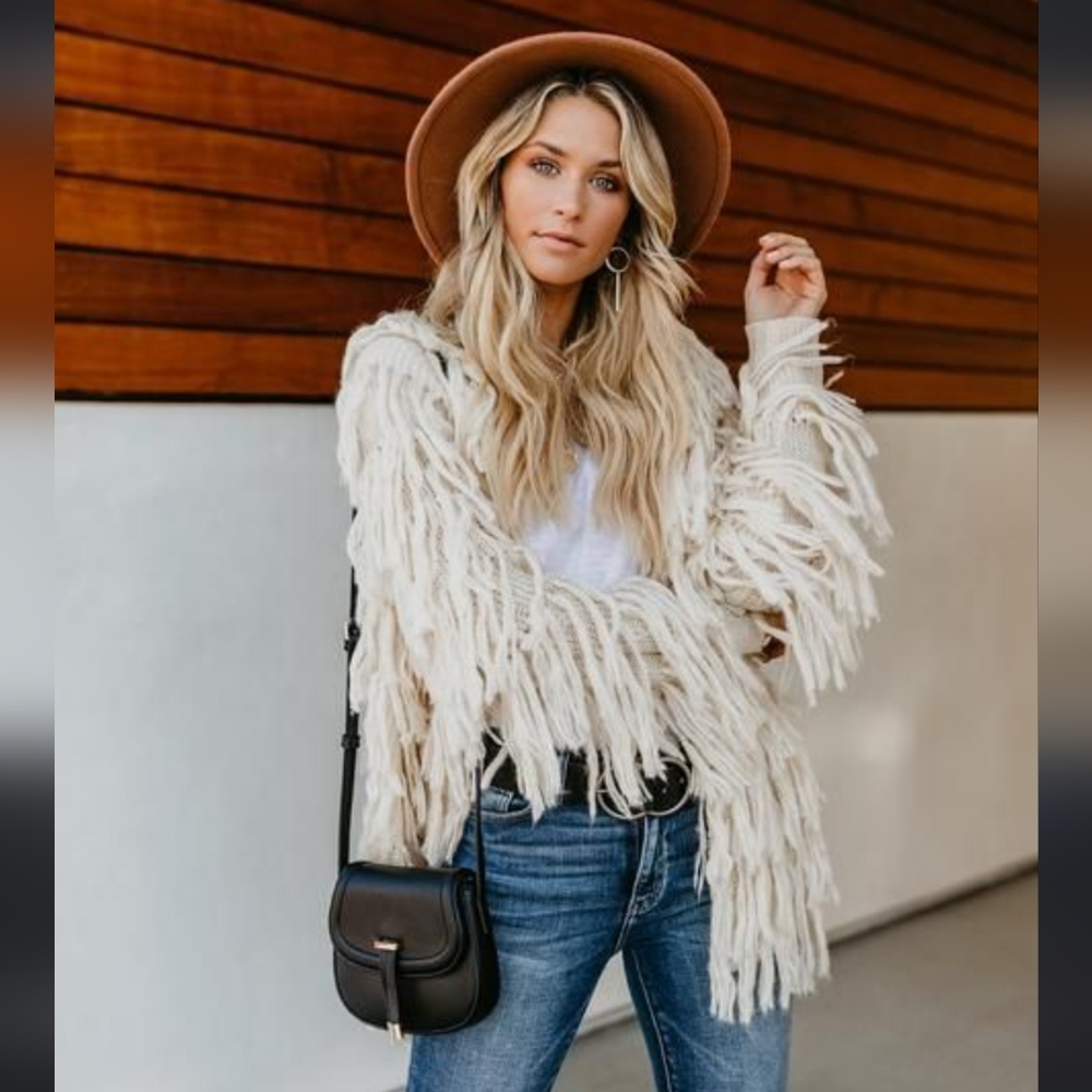 Newbury Kuston Shaggy fringe sweater